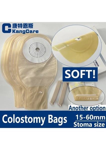 Velcro ile Kapatılmış 10PCS Yumuşak!10 Adet/30 Adet Kolostomi Torbası, Tek Parça Sistem Ostomi Kesesi, Stoma Boyutu 15-60MM Için, Sızıntıyı Önlemek Için (Yurt Dışından) fiyatları