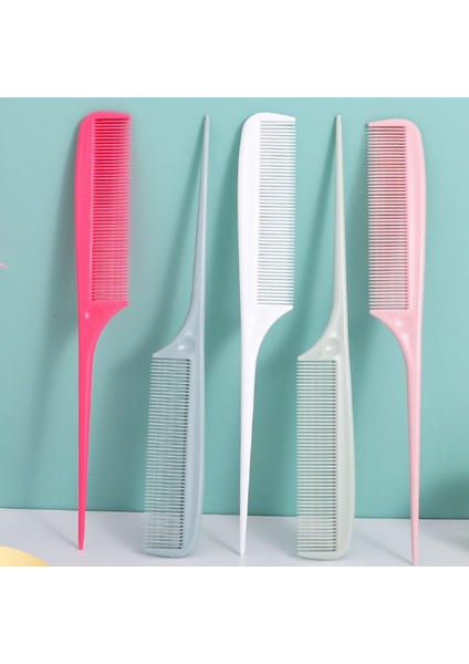 Inci Pembe Profesyonel Saç Kuyruk Tarak Profesyonel Salon Saç Kesim Tarak Saç Şekillendirici Paslanmaz Çelik Çivili Salon Saç Bakımı Şekillendirici Taraklar (Yurt Dışından)