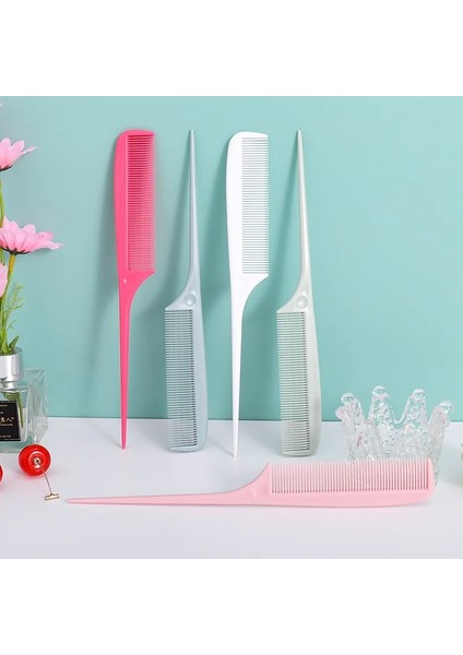 Inci Pembe Profesyonel Saç Kuyruk Tarak Profesyonel Salon Saç Kesim Tarak Saç Şekillendirici Paslanmaz Çelik Çivili Salon Saç Bakımı Şekillendirici Taraklar (Yurt Dışından) modelleri