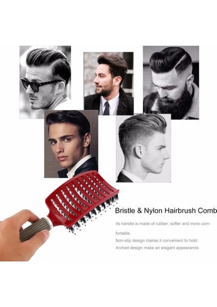 Mavi Şampuan Tarak Kadın Saç Tarak Saç Derisi Masaj Tarak Kıl ve Naylon Saç Fırçası Islak Kıvırcık Detangle Saç Fırçası Salon Kuaförlük Şekillendirici Araçları (Yurt Dışından) indirimleri