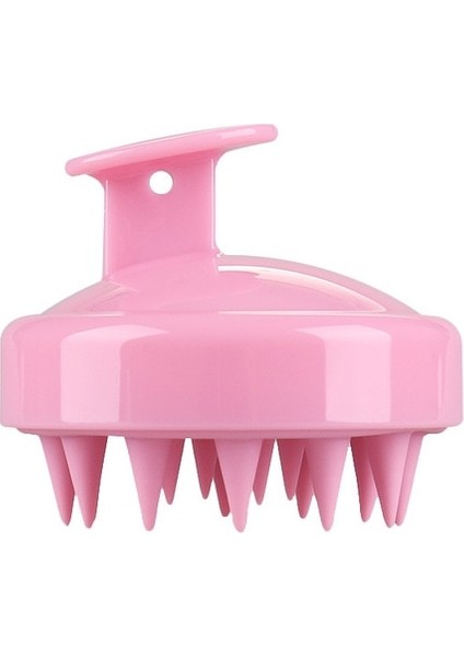 LMZ046-PINK Lohas Taşınabilir Saç Fırçası Silikon Şampuan Fırçalar Saç Masaj Tarak Kuru Yıkama Kafa Saç Derisi Masaj Fırçası Saç Büyümesi Için (Yurt Dışından)