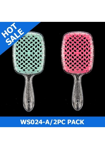 Soluk Pembemsi Gri Janeke Orijinal Tarak Saç Derisi Masaj Tarak Saç Fırçası Saç Fırçası Oymak Janeke Saç Tarak Salon Plastik Içi Boş Fırça Fırça (Yurt Dışından)