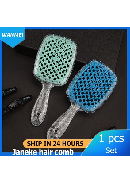 Soluk Pembemsi Gri Janeke Orijinal Tarak Saç Derisi Masaj Tarak Saç Fırçası Saç Fırçası Oymak Janeke Saç Tarak Salon Plastik Içi Boş Fırça Fırça (Yurt Dışından) fiyatları