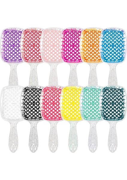 Soluk Pembemsi Gri Janeke Orijinal Tarak Saç Derisi Masaj Tarak Saç Fırçası Saç Fırçası Oymak Janeke Saç Tarak Salon Plastik Içi Boş Fırça Fırça (Yurt Dışından) modelleri