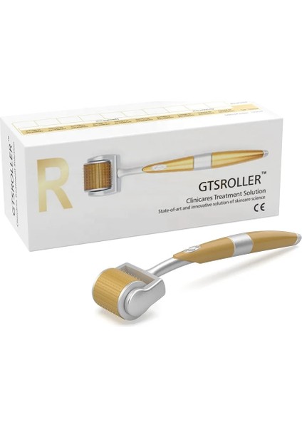 0.3 Gtsroller 192 Ev Kullanımı Microneedle Derma Rulo Altın Iğneler Tıbbi Sınıf Terapi Cilt Bakımı Için Titanyum Iğneler Dermaroller (Yurt Dışından)