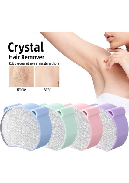 C03 Çift Taraflı Ağrısız Fiziksel Epilasyon Kristal Epilatör Silgi Yıkanabilir Saç Epilatör Yeniden Kullanılabilir Vücut Bakımı Epilasyon Araçları (Yurt Dışından)
