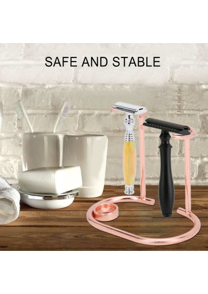 Siyah Taşınabilir Paslanmaz Çelik Erkek Jilet Standı Düzeltici Tıraş Standı Tıraş Fırçası Tutucu Güvenlik Jilet Tıraş Makinesi Rafı Tuvalet (Yurt Dışından) fırsatları