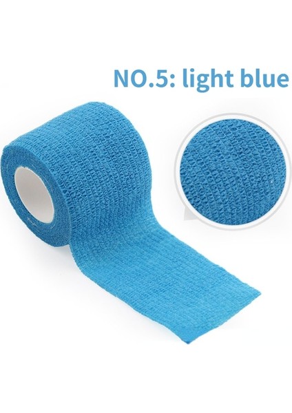 No.5 10CMX4.5M Spor Bandaj Elastik Elastoplast Kendinden Yapışkanlı Bant Bilek Korumak Avuç Içi Parmak Kol Omuz Diz Ayak Bileği Evcil Hayvanlar Bacak Dövme Güvenlik (Yurt Dışından)