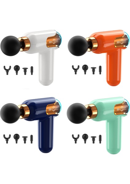 Turuncu Elektrikli Masaj Tabancası Taşınabilir Derin Doku Kas Masaj Tabancası Boyun Omuz Vücut Masajı Için Fitness Gevşeme Için Massajador (Yurt Dışından) fiyatları