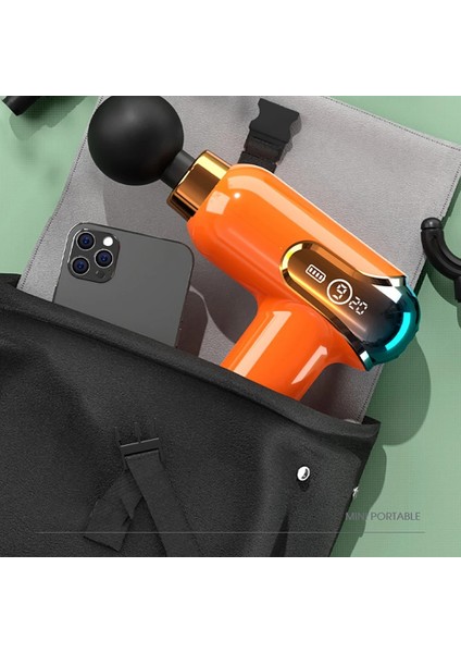 Turuncu Elektrikli Masaj Tabancası Taşınabilir Derin Doku Kas Masaj Tabancası Boyun Omuz Vücut Masajı Için Fitness Gevşeme Için Massajador (Yurt Dışından) fırsatları