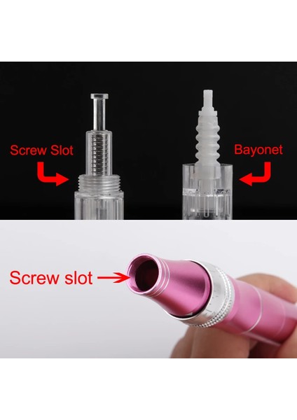 10 Adet 3 Pin 10/50 Adet Bb Glow Cilt Bakım Kalemi Süngü Iğneler Kartuşları Vida Yuvası Mikro Iğne Kalem 9/12/36PIN/NANO/3D M7 M5 Nano Microneedle (Yurt Dışından)