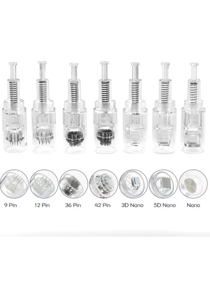 10 Adet Vida Nano 100/10 Adet Dr.imp Kalem Vidası Mikro Iğneler Derma Kalemi Mikro Iğne Kartuşu Derma Silindiri 9 Pin/12 Pin/36 Pin/3d/5d Nano Cilt Bakımı (Yurt Dışından) fırsatları