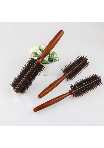 S Domuz Kılı Masif Ahşap Kıvırcık Saç Tarağı Kare Saplı Saç Rulosu Tarak Ev Tarzı Dört Düz Döner Taraklı Saç Fırçası (Yurt Dışından) indirimleri