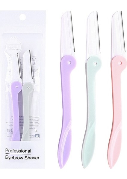 3 Adet Mor Pinkblue 3 Adet/takım Kadın Jilet Makyaj Yüz Kaş Dudak Jilet Saç Çıkarıcı Keskin Paslanmaz Çelik Kesme Bıçağı Emniyetli Jilet (Yurt Dışından) fiyatları