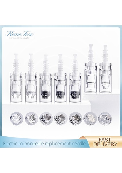 50 Adet 12 Pın 10/50/100 Adet Derma Aracı Süngü Iğneler Kartuş Dr.pen N2/m5/m7 Nano/12 Pin/36 Pin/42 Pin Mikro Cilt Iğneleme Yedek Kafa (Yurt Dışından)