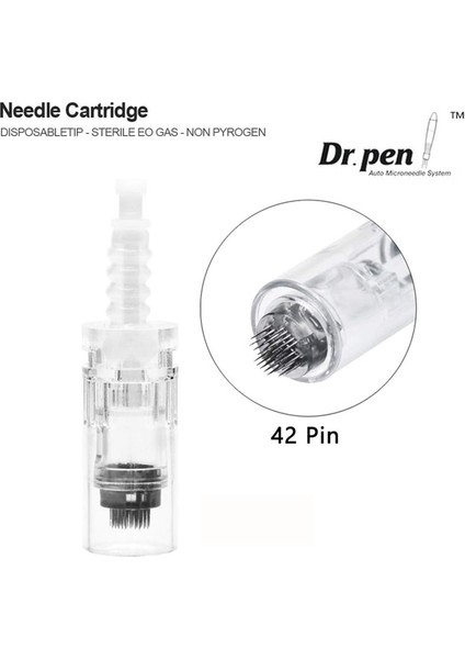 42PIN (1 Adet) Otantik Dr.pen M5/M7/N2/MYM/E30 Yedek Süngü Iğneler Kartuşları 1/3/5/7/9/12/24/36/42 Pin/nano Dermapen Pmu ve Mts Için (Yurt Dışından)