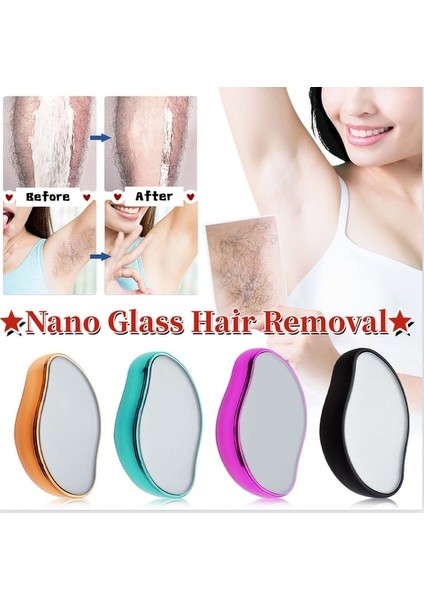 Mat Beyaz Yeni Nano Kristal Epilatör Ağrısız Güvenli Fiziksel Saç Epilatör Vücut Güzelliği Peeling Epilasyon Aracı Ev Epilasyon Silgi (Yurt Dışından) modelleri