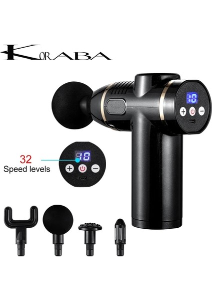 RD-H01 4 Kafalı Tip-C Mini Masaj Tabancası Boyun Arka Ayak Bacak Omuz Vücut Derin Kas Masajı Perküsyon Düğmesi Elektrikli Tabanca Masajı (Yurt Dışından) fırsatları