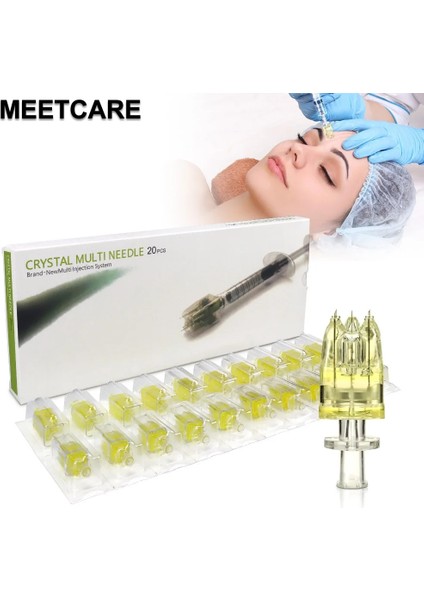 5 Adet 5pin Kore Kristal 5pin Iğne Kartuşu Cilt Gençleştirme Nemlendirici El Enjeksiyonu 32G 1.5 Hydra Mikroiğne Enjektör Mezoterapi (Yurt Dışından)