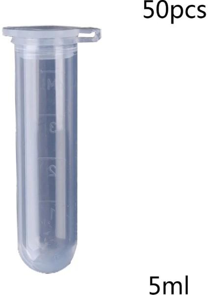 55ML Yeni 50 Adet 5ml Plastik Şeffaf Geçmeli Santrifüj Tüpleri Şişeler Örnek Laboratuvar Kabı (Yurt Dışından) indirimleri