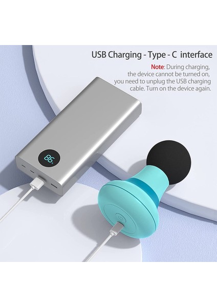 Tip 3- Beyaz Mini Elektrikli El Masajı, 6 Hız Titreşim Modlu, Akülü Elde Taşınabilir ve Taşınabilir, Omuza Uygun, Boyun Sırt Masajı (Yurt Dışından) indirimleri