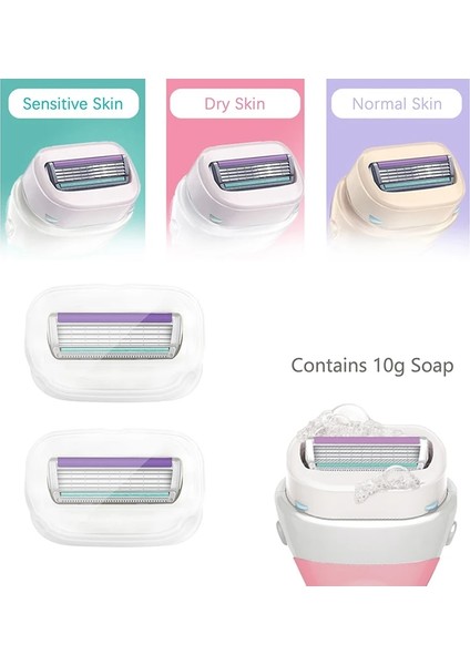 Mor Kadın Saç Tıraş Güvenli Bıçaklar Orijinal Schick Intuition Doğal Hassas Cilt (Yurt Dışından) fiyatları