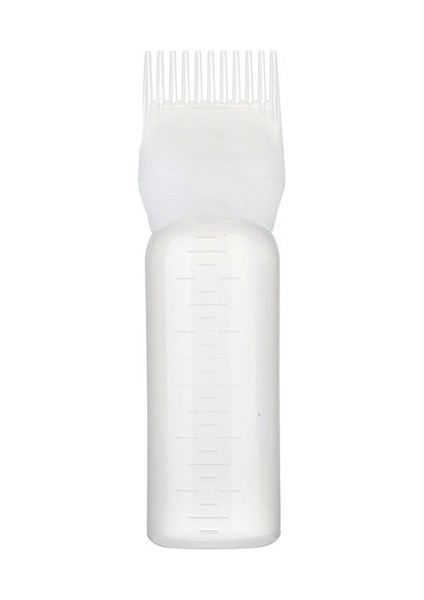 1 Adet-Beyaz 120 ml Boş Saç Boyası Şişesi Aplikatör Fırça Dağıtım Saç Boyama Boyama Şişeleri Kuaförlük Şekillendirici Aracı (Yurt Dışından)