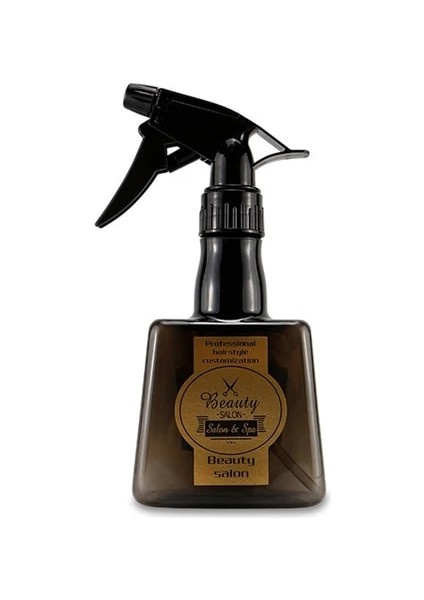 Gri Boş Berber Su Sprey Şişeleri, 250 ml Retro Kuaför Kuaför Kuaför Saç Kesimi Için Tetik Püskürtücü Şişeler (Yurt Dışından)