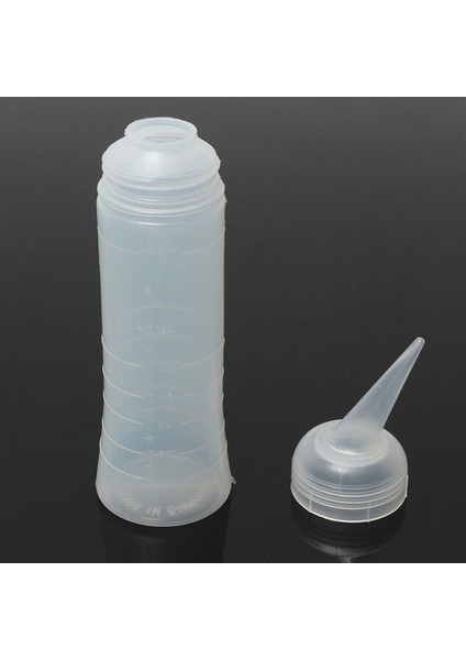 260ML 120/260ML Salon Saç Rengi Ölçüm Aplikatör Şişe Ölçeği Kuaförlük Aracı (Yurt Dışından)