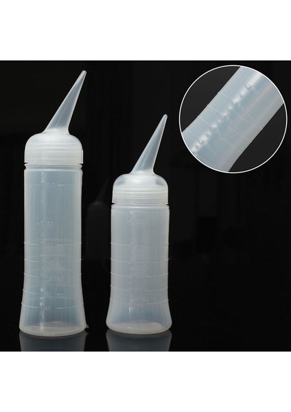 260ML 120/260ML Salon Saç Rengi Ölçüm Aplikatör Şişe Ölçeği Kuaförlük Aracı (Yurt Dışından)