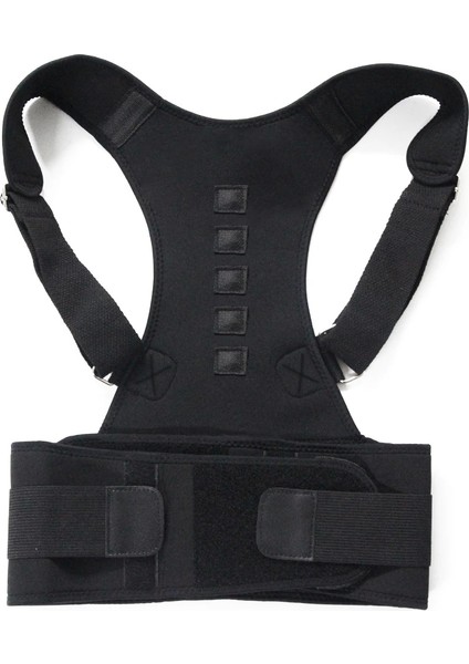 Siyah Xl Yeni Manyetik Duruş Düzeltici Neopren Geri Korse Brace Düzleştirici Erkekler Kadınlar Için Omuz Geri Kemer Omurga Destek Kemeri (Yurt Dışından)