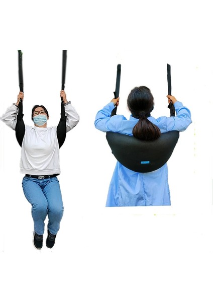 Siyah Genişleyen Model Sırt Destekleri Duruş Düzelticiler Lomber Vertebra Toplayıcı Kemer Yatay Çubuk Sedye Lomber Disk Omurga Rehabilitasyon Kayışı (Yurt Dışından) fırsatları