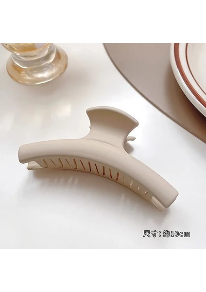 11 Süt Çay Kahve Rengi Saç Pençe Kavrama Klip Zarif Mizaç Saç Pençe Arka Kafa Saç Kavrama Saç Tokası Basit Saç Aksesuarları (Yurt Dışından)