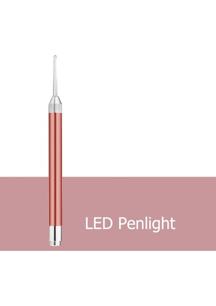 1x Earwax Penlight Kulak Burun Temizleyici Kaşık LED El Feneri Bebek Kulak Kiri Küret Seçici Görsel Endoskop Earpick Booger Balmumu Sökücü Cımbız Forseps Seti (Yurt Dışından)