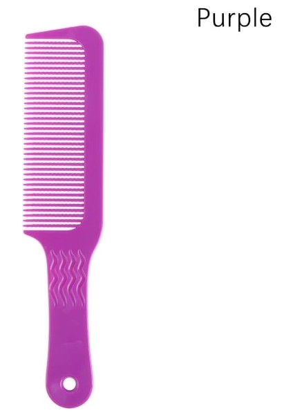 Resim Olarak 1 Adet Pro Saç Tarak Reçine Malzeme Saç Kesme Tarak Anti-Statik Berber Saç Kesme Tarağı Kuaförlük Düz Tarak Erkekler Için (Yurt Dışından)