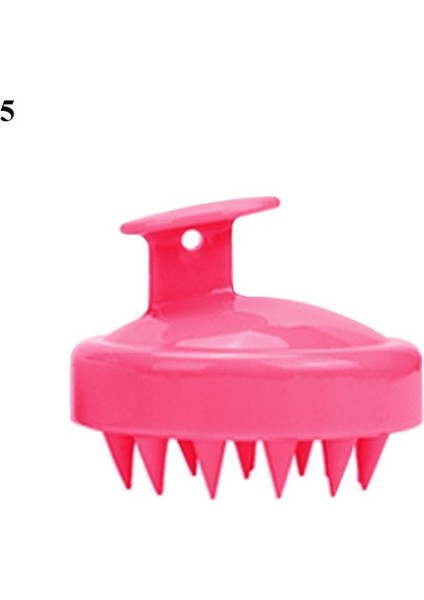 Stil 5 Yeni Silikon Saç Şampuanı Fırçası Saç Derisi Baş Masajı Saç Temiz Saç Yıkama Tarak Banyo Masajı Saç Duş Fırçası Sağlık Aracı (Yurt Dışından)