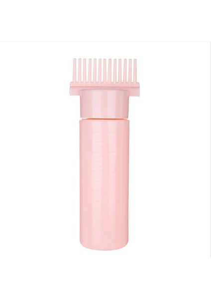 Pembe Üç 180 ml Saç Boyası Doldurulabilir Şişe Aplikatör Tarak Çok Renkli Plastik Dağıtım Salon Yağı Saç Boyama Kuaförlük Şekillendirici (Yurt Dışından)