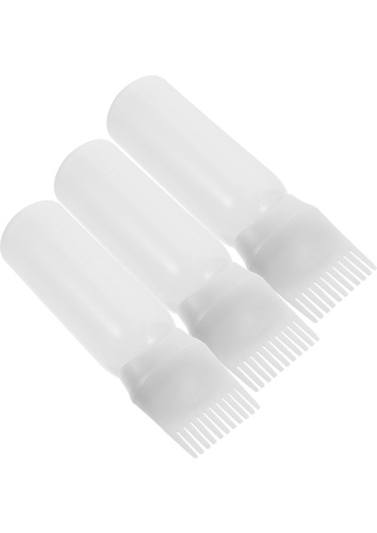 Gösterildiği Gibi 3 Adet Kök Tarak Aplikatör Şişesi Saç Yağı Aplikatör Şişesi Saç Boyası Tarak Şişesi (Yurt Dışından) modelleri