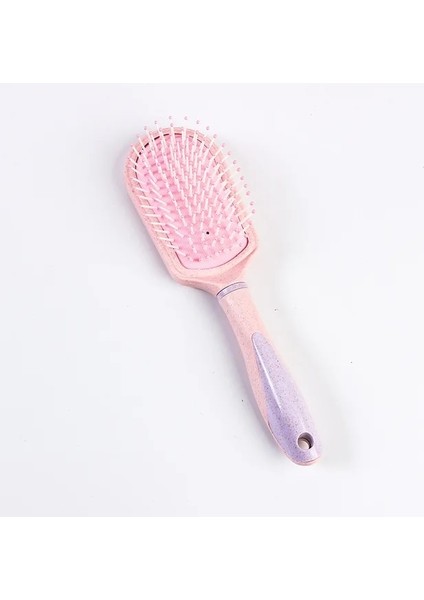 1885-PEMBE Masaj Tarak Hava Yastığı Kuaförlük Tarak Plastik Büyük Diş Şekillendirici Tarak Düz Kıvırcık Islak Saç Dıy Kuaförlük Aracı (Yurt Dışından)