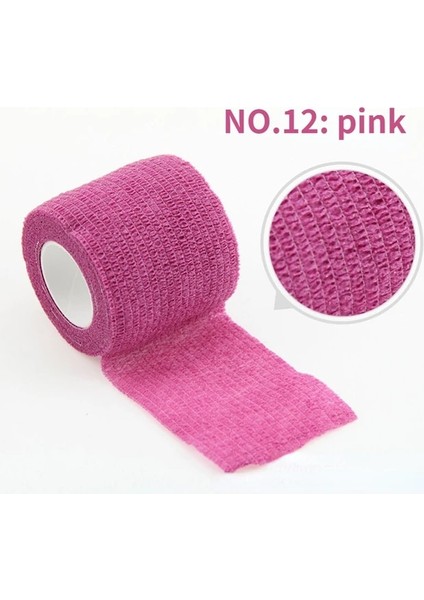 No.12 5cmx4.5m Spor Bandaj Elastik Elastoplast Kendinden Yapışkanlı Bant Bilek Korumak Avuç Içi Parmak Kol Omuz Diz Ayak Bileği Evcil Hayvanlar Bacak Dövme Güvenliği (Yurt Dışından) fiyatları