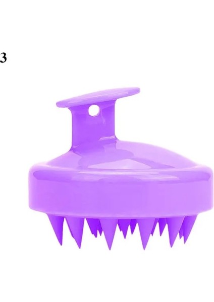 Stil 3 Yeni Silikon Saç Şampuanı Fırçası Saç Derisi Baş Masajı Saç Temiz Saç Yıkama Tarak Banyo Masajı Saç Duş Fırçası Sağlık Aracı (Yurt Dışından)