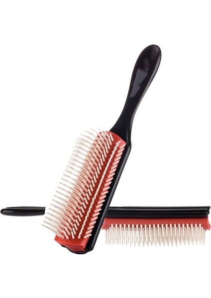 L Black2 9-Satır Dolaşık Açıcı Saç Fırçası Denman Dolaşık Açıcı Saç Fırçası Saç Derisi Masaj Düz Kıvırcık Islak Saç Tarak (Yurt Dışından) fırsatları