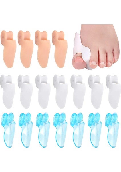 Beyaz Sıcak Unisex Başparmak Düzeltici Yumuşak Silikon Tek Delik Ayak Ayırıcı Düzleştirici Bunyon Atelleri Bunyon Pedleri Kadın Erkek Için (Yurt Dışından) modelleri