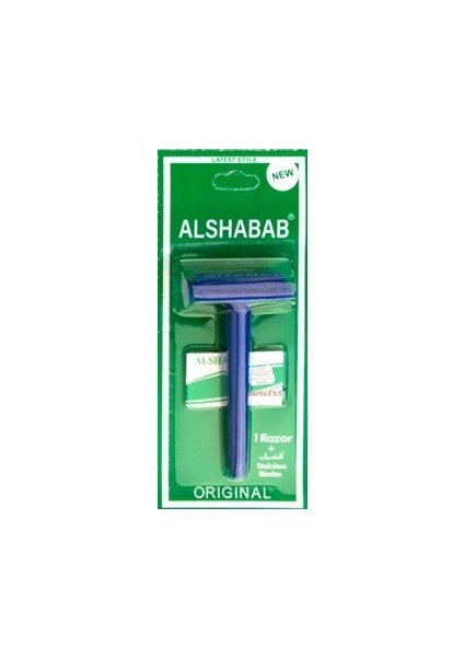 Mavi Alshabab 1 Adet Plastik Emniyetli Jilet Erkekler ve Kadınlar Için Çift Kenar Tıraş Makinesi Saç Kaldırma Aracı 6 Renk Seçimi 1 Bıçak 1 Saplı (Yurt Dışından)