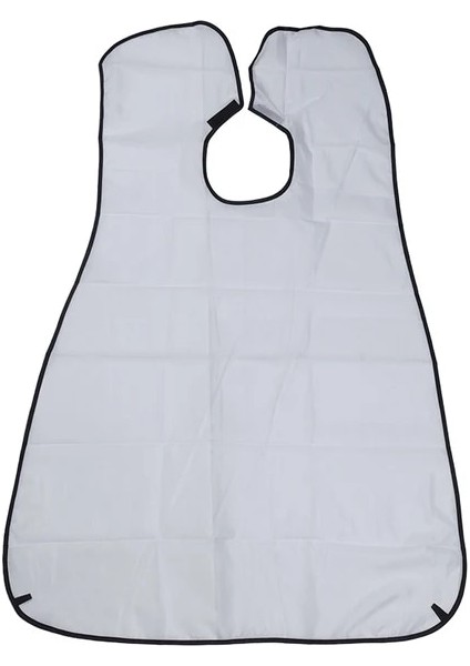 Beyaz 1pc Sakal Yakalayıcı Pelerin Önlük Ayna Vantuz Önlük Saç Tıraş Sakal Yakalayıcı Temiz Bakım Su Geçirmez Çiçek Bezi Iki Suctio (Yurt Dışından)