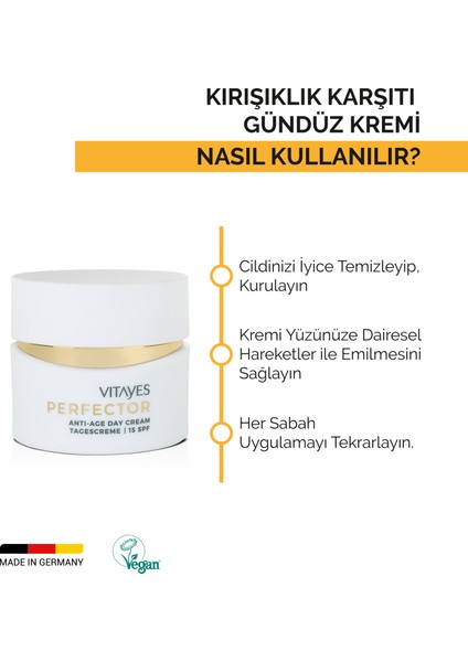 VITAYES Perfector    Gündüz Yüz Kremi 50ml