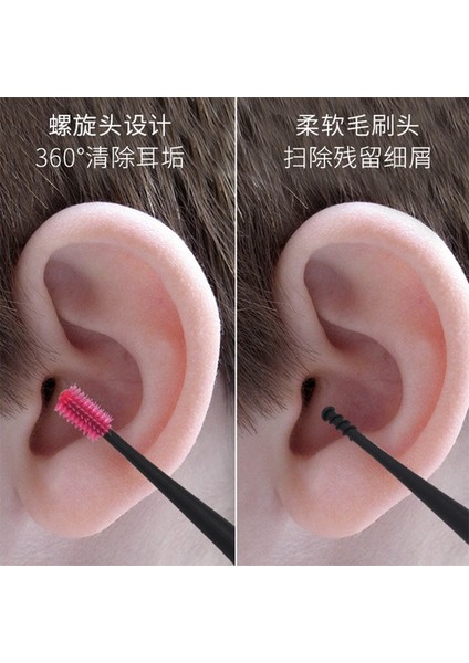 Turuncu 1 Adet 360° Kulak Kiri Kaldırma Kiti Kulak Temizleme Çubuğu Temizleme Araçları Kulak Temizleme Çubuğu Curette Balmumu Temizleyici Kaldırma Sağlık Sopa Araçları (Yurt Dışından) modelleri