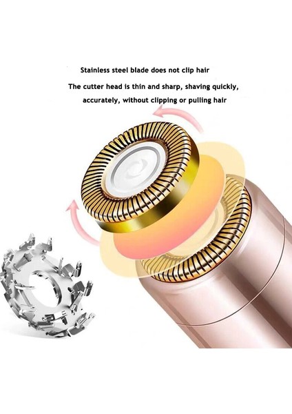 Kutu ile Mavi Şarj Edilebilir Epilatör Yüz Epilasyon Tıraş Makinesi Elektrikli Kaş Düzeltici Kadın Saç Çıkarıcı Tıraş Makinesi Jilet Kadınlar Için Epilatör (Yurt Dışından) indirimleri