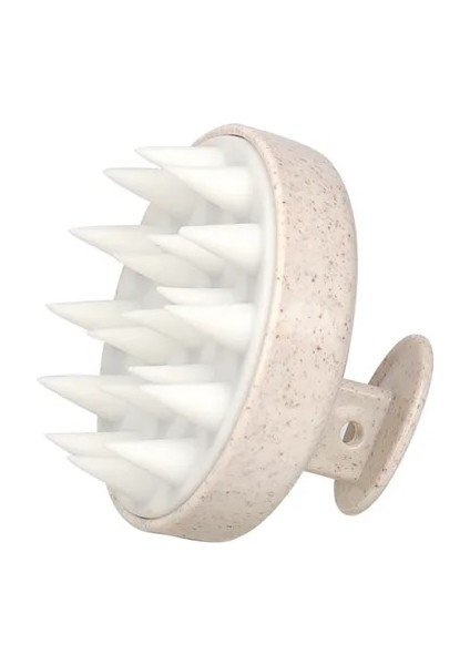 White1 Taşınabilir Silikon Şampuan Fırçası Yumuşak Saç Derisi Masaj Fırçası Saç Yıkama Tarak Duş Yıkama Banyo Fırçası Saç Bakımı Şekillendirici Aracı (Yurt Dışından)