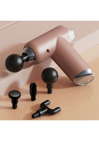 Gül Altın Fasya Tabancası Derin Kas Gevşeme Mini Masaj Tabancası LCD Ekran 32 Hız Fitness Vücut Masajı Omuz Sırt Vücut Ağrısı Giderici (Yurt Dışından) fırsatları